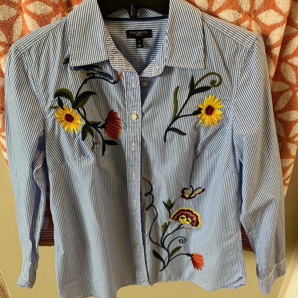 talbots petite shirts